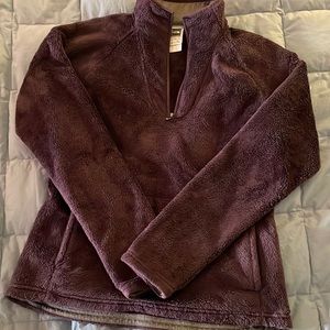 The North Face women’s pullover jacket purple